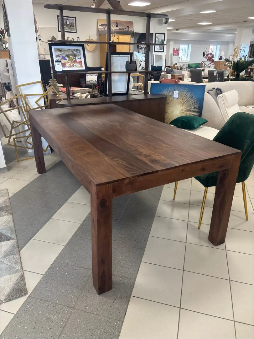 Medinis valgomojo stalas VI1044 - €390 Save 50% __label:Pristatymas 1-2 d.d., color-ruda, material-medzio-masyvas,