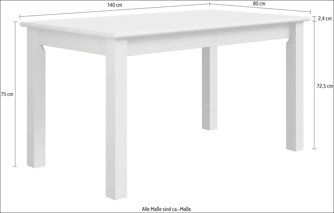 Medinis valgomojo stalas VI1694 - €170 Save 50% 100-200, __label:Pristatymas 1-2 d.d., color-balta,