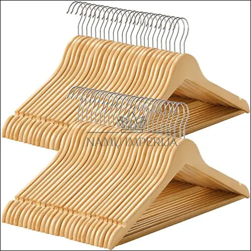 Medinių pakabų komplektas 50 vnt SM1418 - €90 Save 40% 50-100, __label:Pristatymas 5-14 d.d., notouch30, pakabos, song