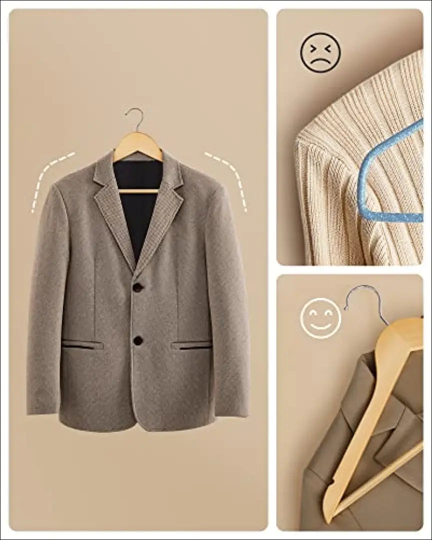 Medinių pakabų komplektas SM1408 - €43 Save 40% 25-50, __label:Pristatymas 5-14 d.d., notouch30, pakabos, song