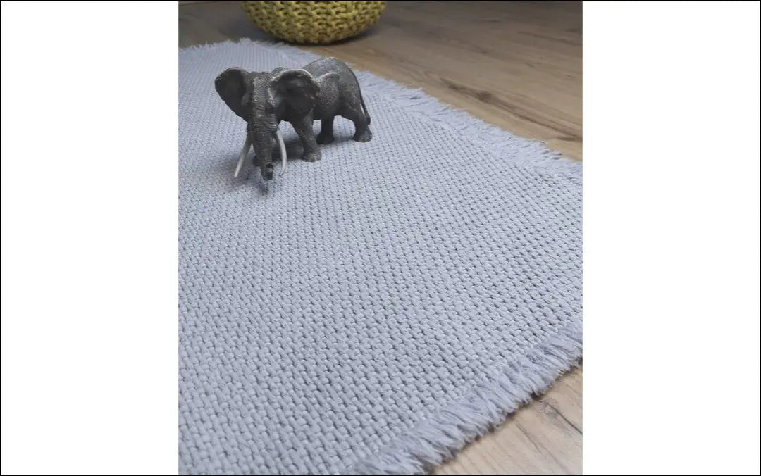 Medvilnės kilimas RU837 - €60 Save 50% 50-100, __label:Pristatymas 1-2 d.d., color-pilka, kilimai, material-medvilne 85