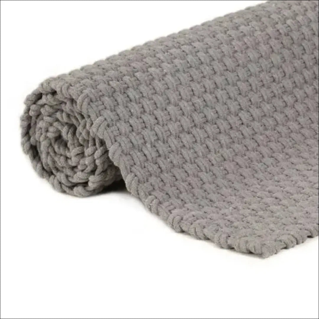 Medvilnės kilimas RU946 - €98 Save 50% 50-100, __label:Pristatymas 1-2 d.d., color-pilka, kilimai, material-medvilne