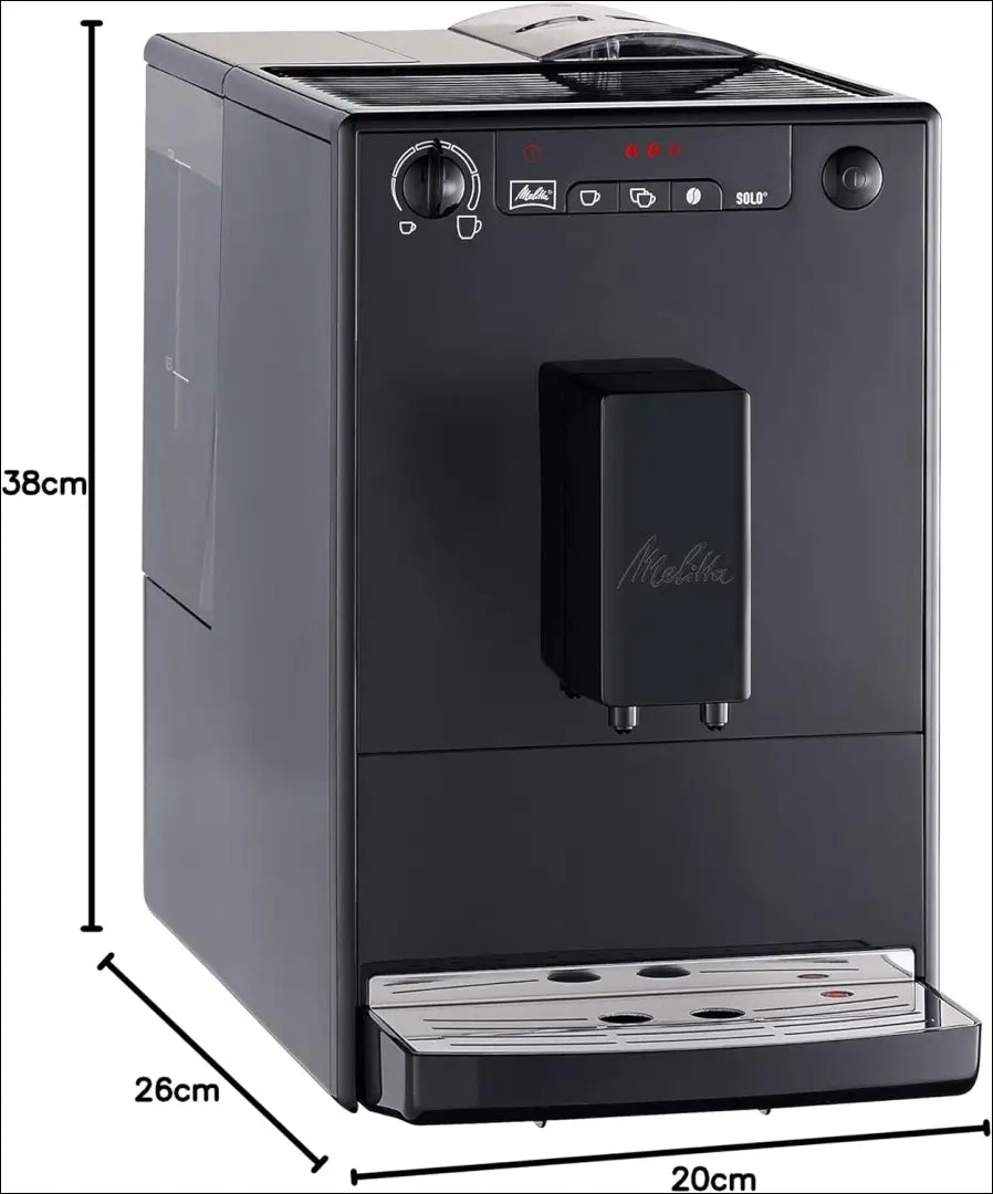 Melitta Solo – pilnai automatinis kavos aparatas su reguliuojamo aukščio snapeliu SP332 - €230 Save 50%