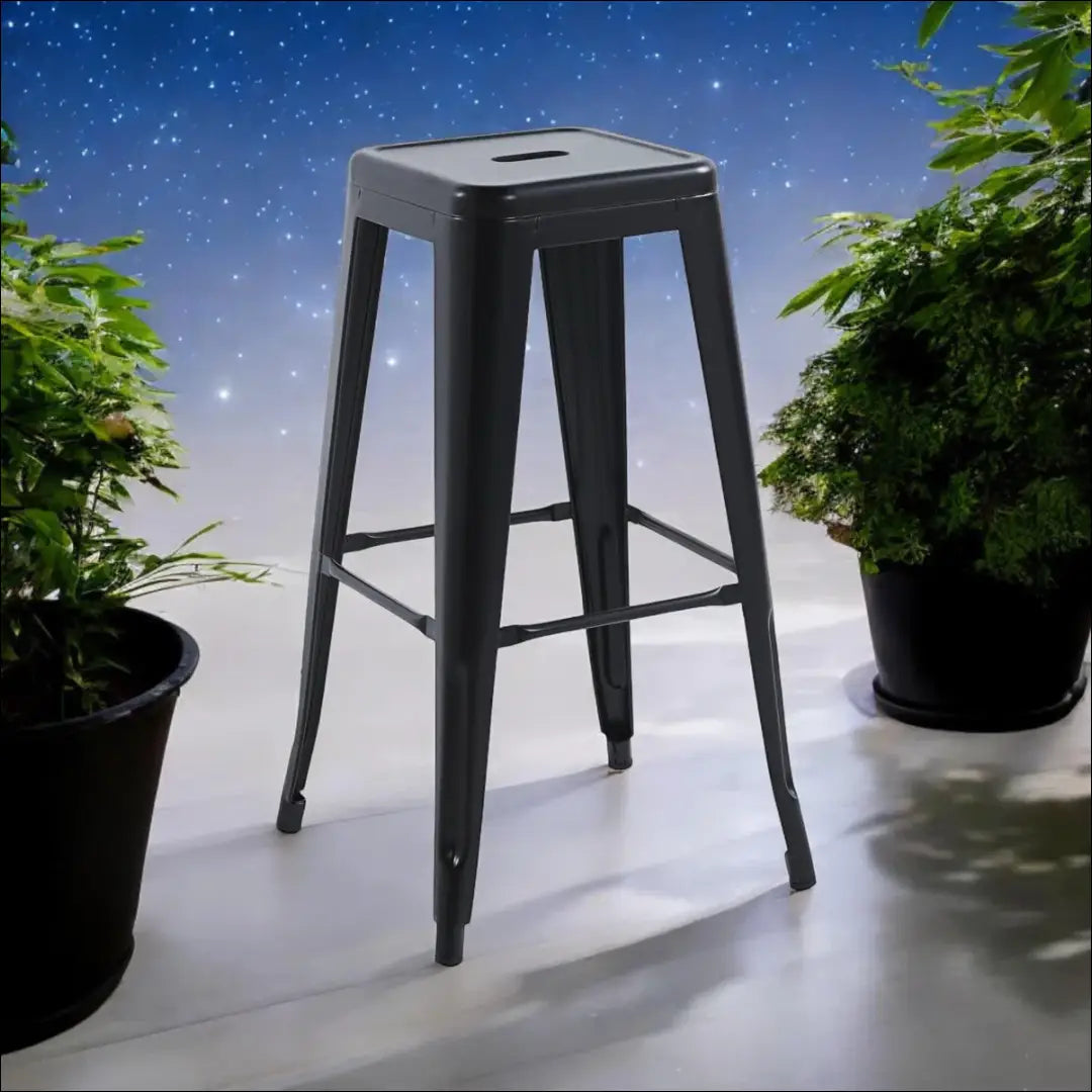 Metalinė baro kėdė VI1055 - €31 Save 55% 25-50, __label:Pristatymas 1-2 d.d., baro-kedes, color-juoda, material-metalas