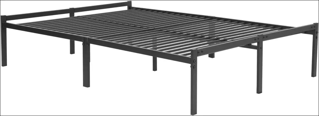 Metalinė lova (140x200cm) GI665 - €65 Save 50% 50-100, __label:Pristatymas 1-2 d.d., color-juoda, lovos-miegamojo,