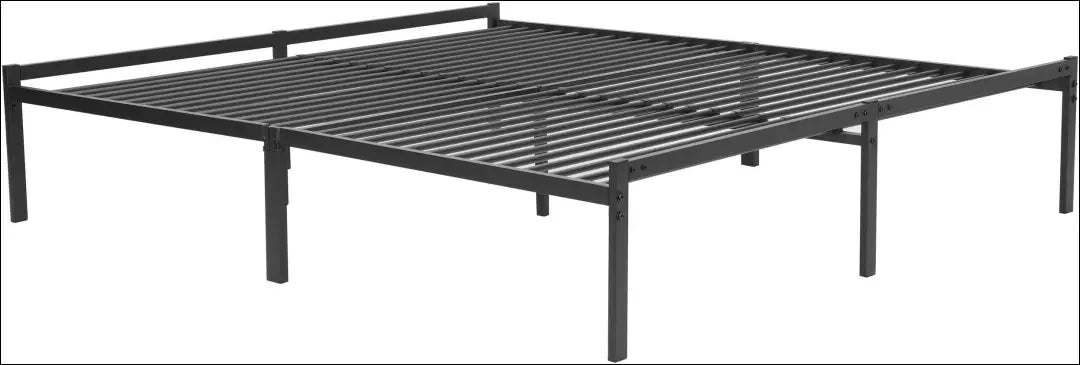 Metalinė lova (180x200cm) GI709 - €120 Save 50% 100-200, __label:Pristatymas 1-2 d.d., color-juoda, lovos-miegamojo,