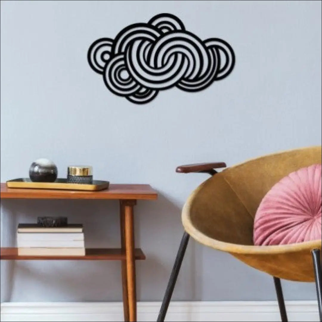 Metalinė sienos dekoracija DI10436 - €22 Save 55% __label:Pristatymas 1-2 d.d., color-juoda, interjeras,