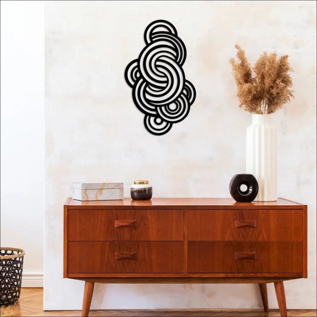 Metalinė sienos dekoracija DI10436 - €22 Save 55% __label:Pristatymas 1-2 d.d., color-juoda, interjeras,