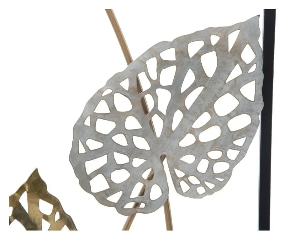 Metalinė sienos dekoracija DI10699 - €39 Save 50% 25-50, __label:Pristatymas 1-2 d.d., color-auksine, color-balta,