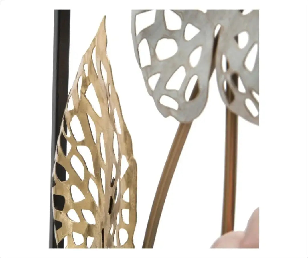 Metalinė sienos dekoracija DI10699 - €39 Save 50% 25-50, __label:Pristatymas 1-2 d.d., color-auksine, color-balta,