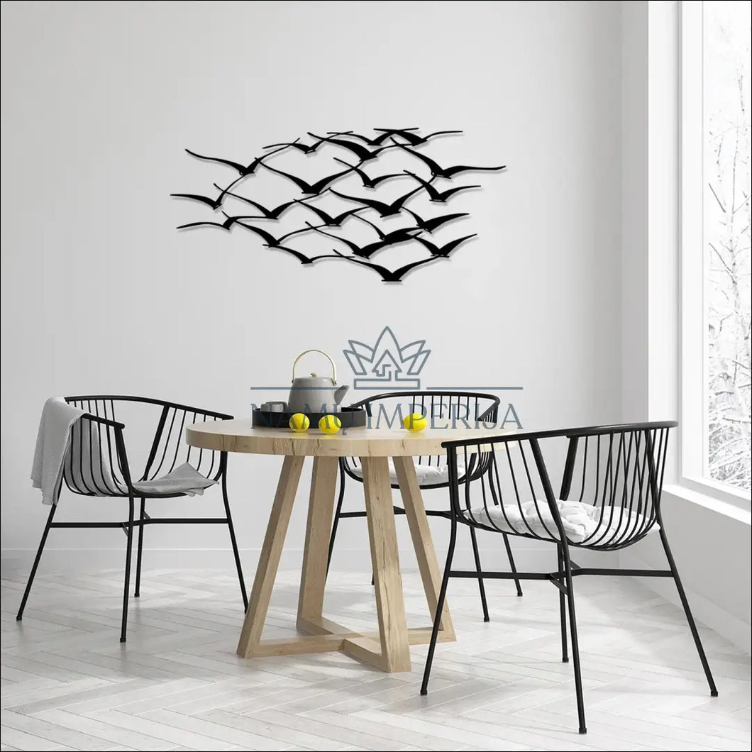 Metalinė sienos dekoracija DI5561 - €63 Save 50% 50-100, color-juoda, interjeras, material-metalas, sienu