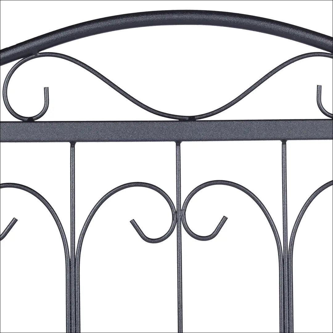 Metalinė sodo tvora DI11186 - €33 Save 50% 25-50, __label:Pristatymas 1-2 d.d., color-juoda, kita, lauko baldai €25