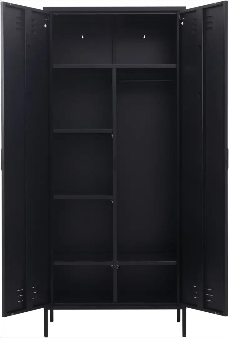 Metalinė spinta GI658 - €180 Save 50% 100-200, __label:Pristatymas 1-2 d.d., biuro-baldai, color-juoda,