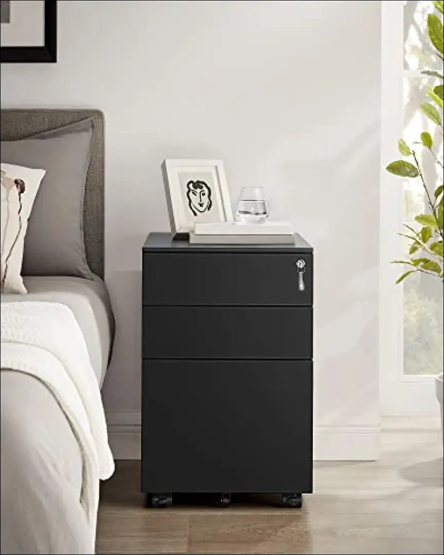 Metalinė spintelė ant ratukų SM547 - €199 Save 40% 100-200, __label:Pristatymas 5-14 d.d., naktiniai-staleliai,