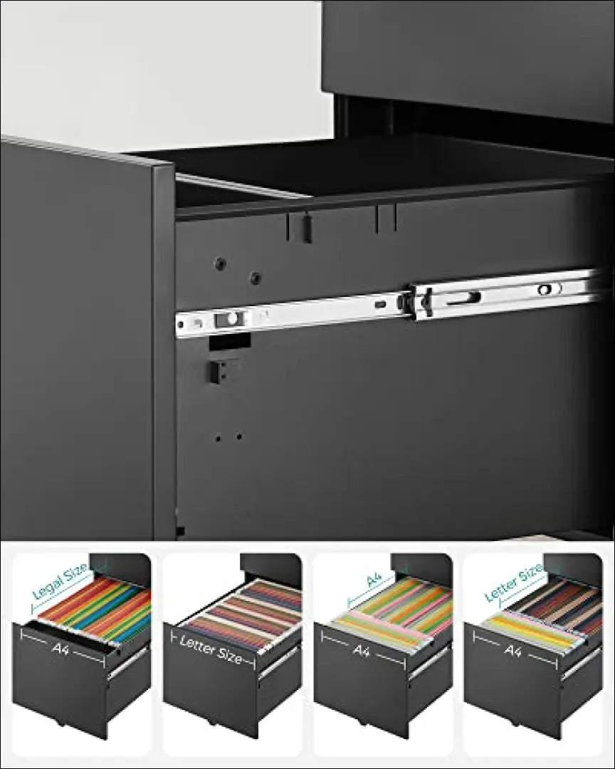 Metalinė spintelė ant ratukų SM547 - €199 Save 40% 100-200, __label:Pristatymas 5-14 d.d., naktiniai-staleliai,