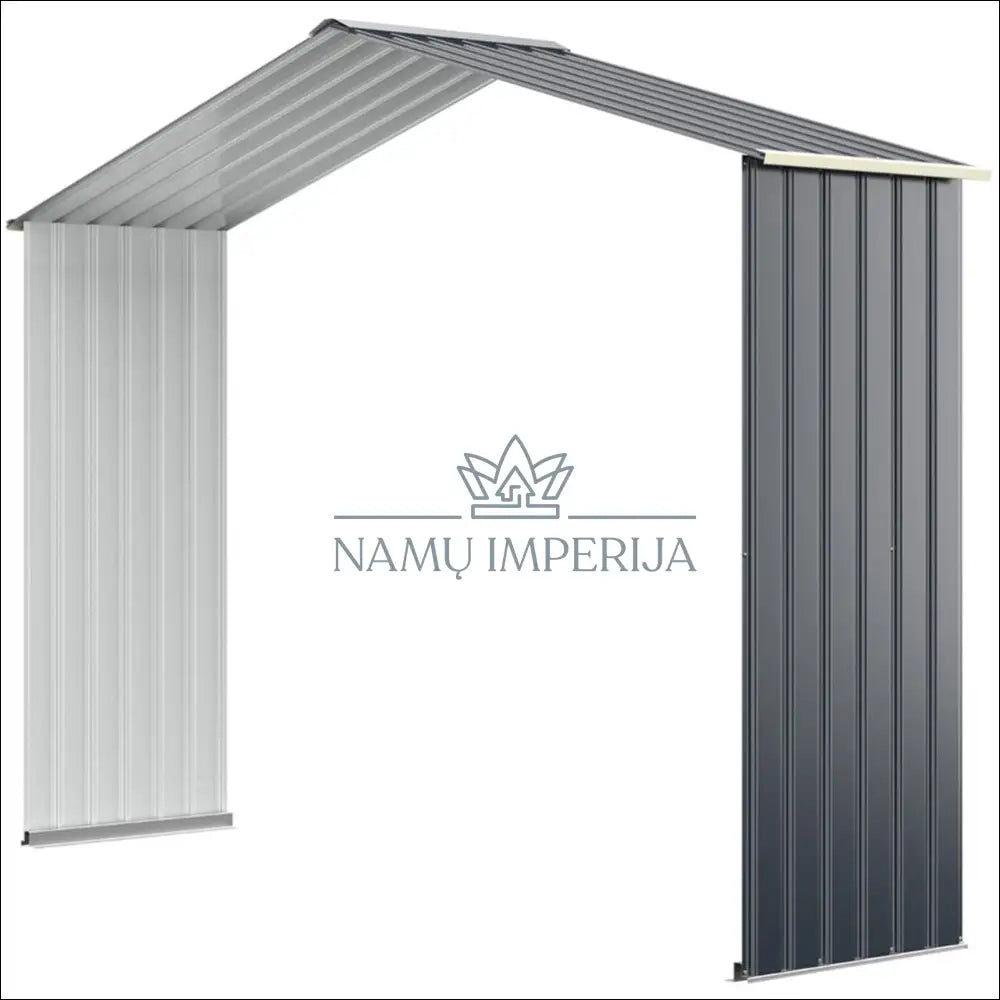 Metalinė stoginė/sandėliuko prailginimas LI810 - €59 Save 50% 50-100, __label:Pristatymas 1-2 d.d., color-pilka, kita,