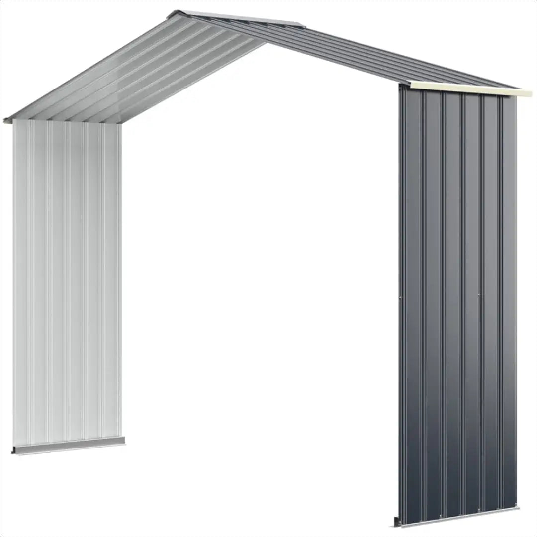 Metalinė stoginė/sandėliuko prailginimas LI810 - €59 Save 50% 50-100, __label:Pristatymas 1-2 d.d., color-pilka, kita,