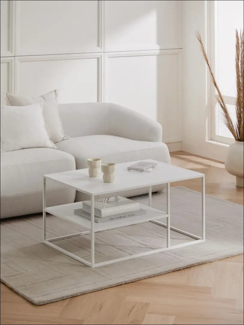 Metalinis kavos staliukas SI1188 - €56 Save 65% 50-100, __label:Pristatymas 1-2 d.d., color-balta, kavos-staliukai,