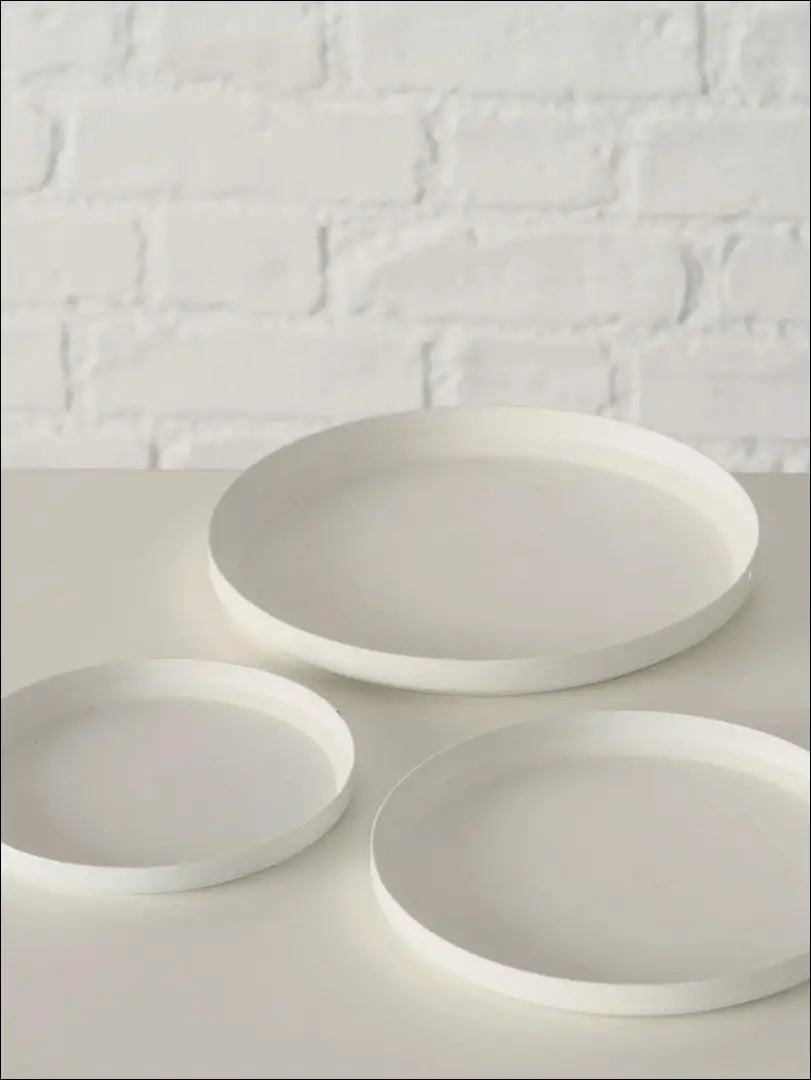 Metalinių padėkliukų komplektas (3vnt) DI4832 - €10 Save 70% __label:Pristatymas 1-2 d.d., color-balta, interjeras,