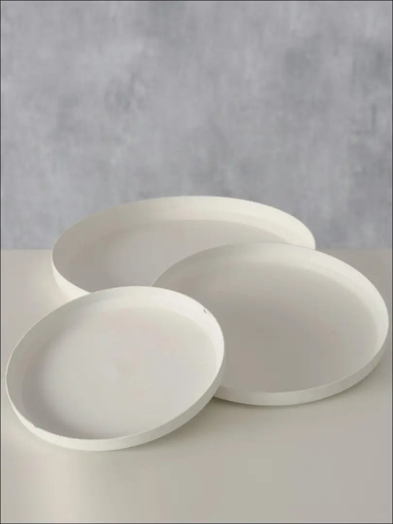 Metalinių padėkliukų komplektas (3vnt) DI4832 - €10 Save 70% __label:Pristatymas 1-2 d.d., color-balta, interjeras,