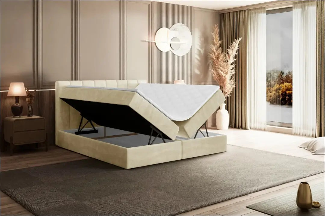 Miegamojo lova (120x200cm) GI910 - €539 Save 30% __label:Pristatymas 1-2 d.d., color-smelio, lovos-miegamojo,