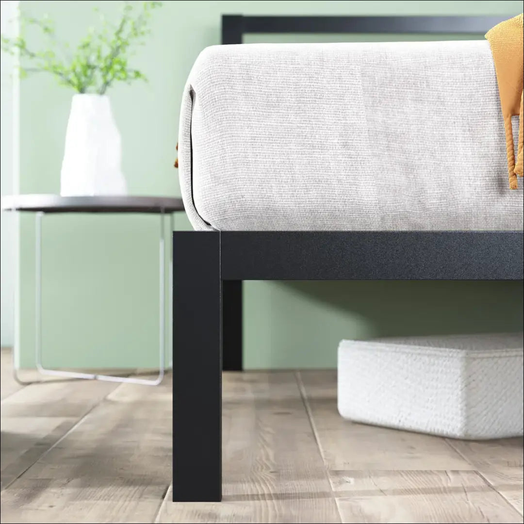 Miegamojo lova (140x200cm) GI625 - €95 Save 50% 50-100, __label:Pristatymas 1-2 d.d., color-juoda, lovos-miegamojo,