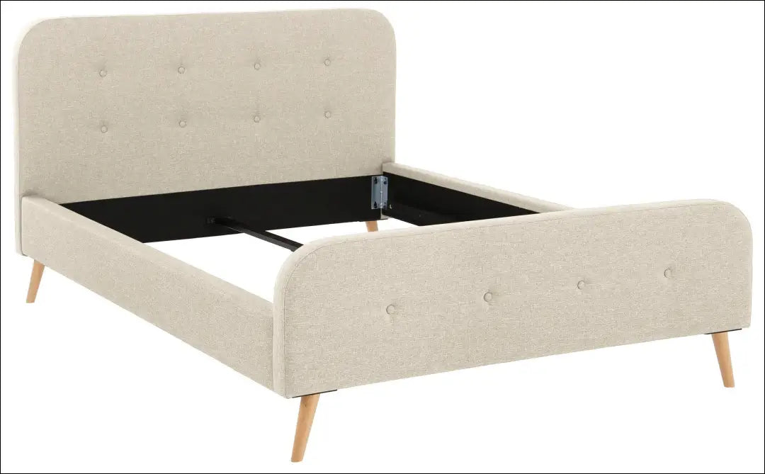 Miegamojo lova (140x200cm) GI721 - €195 Save 50% 100-200, __label:Pristatymas 1-2 d.d., color-kremas, lovos-miegamojo,