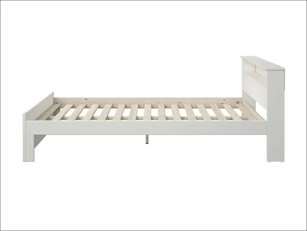 Miegamojo lova (140x200cm) GI755 - €189 Save 50% 100-200, __label:Pristatymas 1-2 d.d., color-balta, lovos-miegamojo,