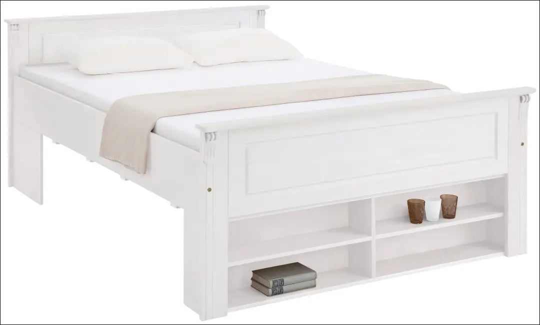 Miegamojo lova (140x200cm) GI840 - €245 Save 50% __label:Pristatymas 1-2 d.d., color-balta, lovos-miegamojo,