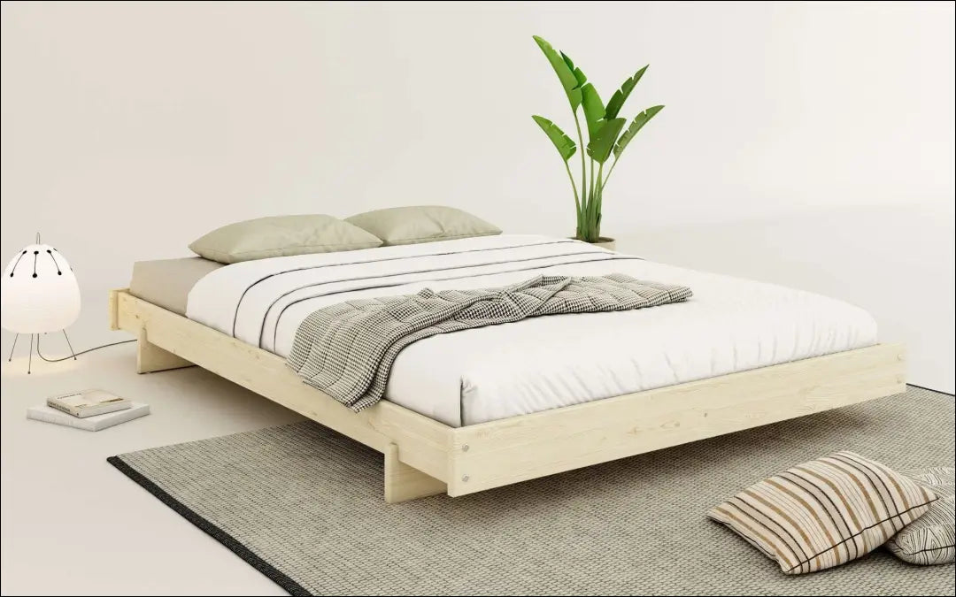 Miegamojo lova (140x200cm) GI866 - €120 Save 50% 100-200, __label:Pristatymas 1-2 d.d., color-ruda, lovos-miegamojo,