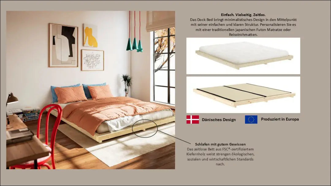 Miegamojo lova (160x200cm) GI879 - €220 Save 50% __label:Pristatymas 1-2 d.d., color-ruda, lovos-miegamojo,