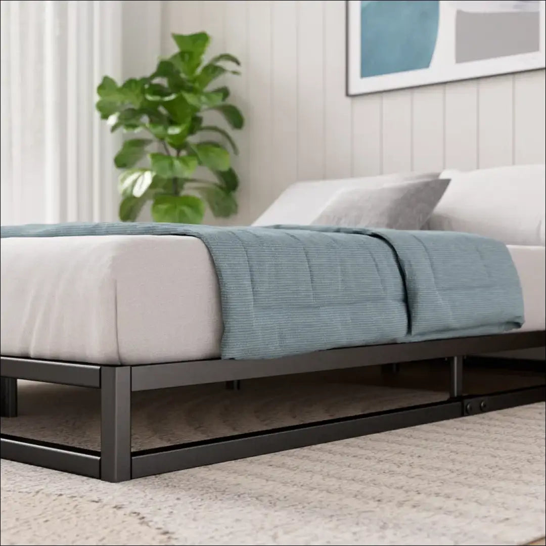 Miegamojo lova (180x200cm) GI521 - €80 Save 55% 50-100, __label:Pristatymas 1-2 d.d., color-juoda, lovos-miegamojo,