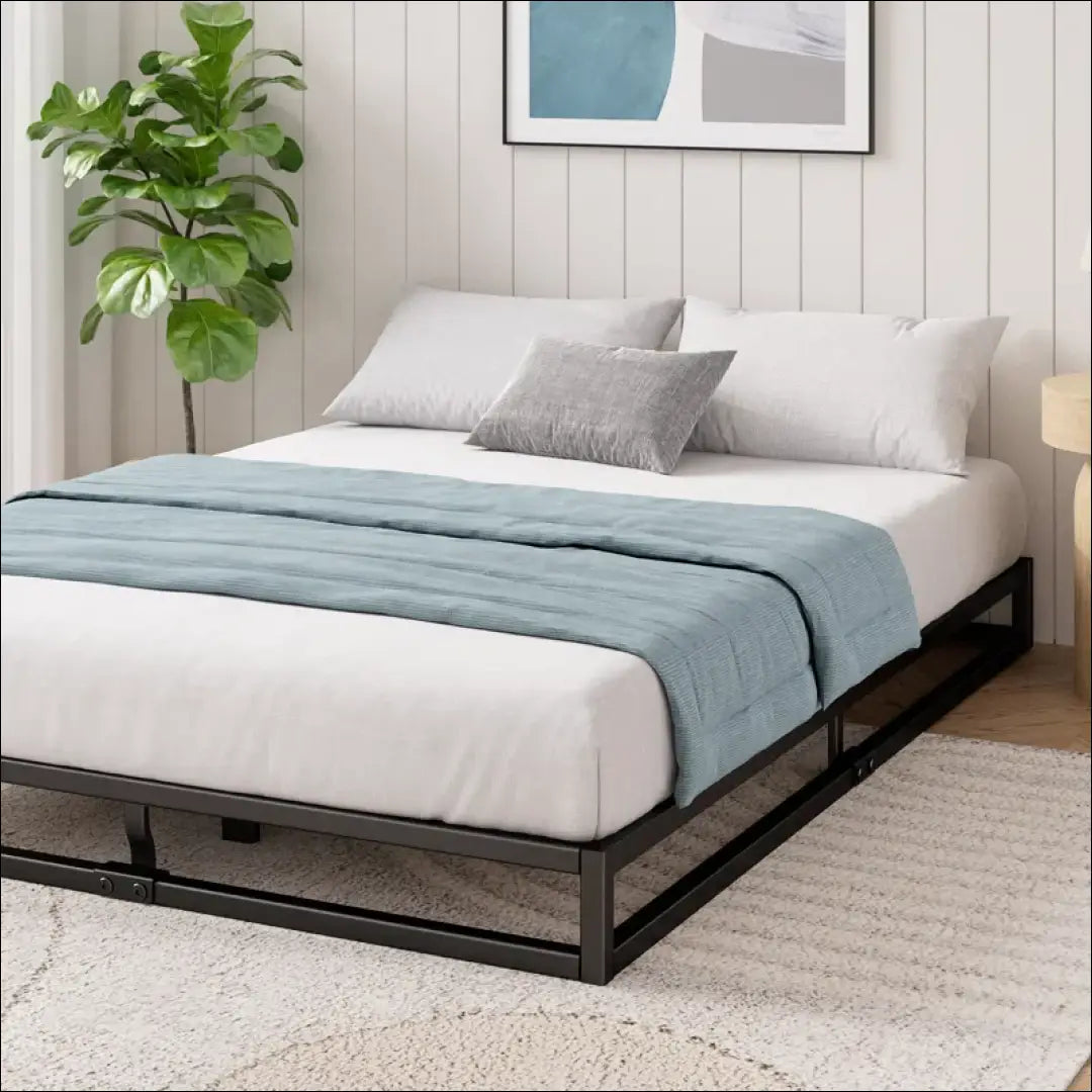 Miegamojo lova (180x200cm) GI521 - €80 Save 55% 50-100, __label:Pristatymas 1-2 d.d., color-juoda, lovos-miegamojo,