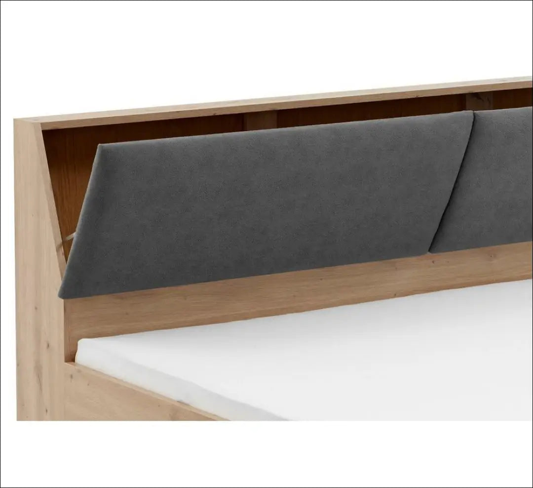 Miegamojo lova (180x200cm) GI583 - €431 Save 50% __label:Pristatymas 1-2 d.d., color-pilka, color-ruda,