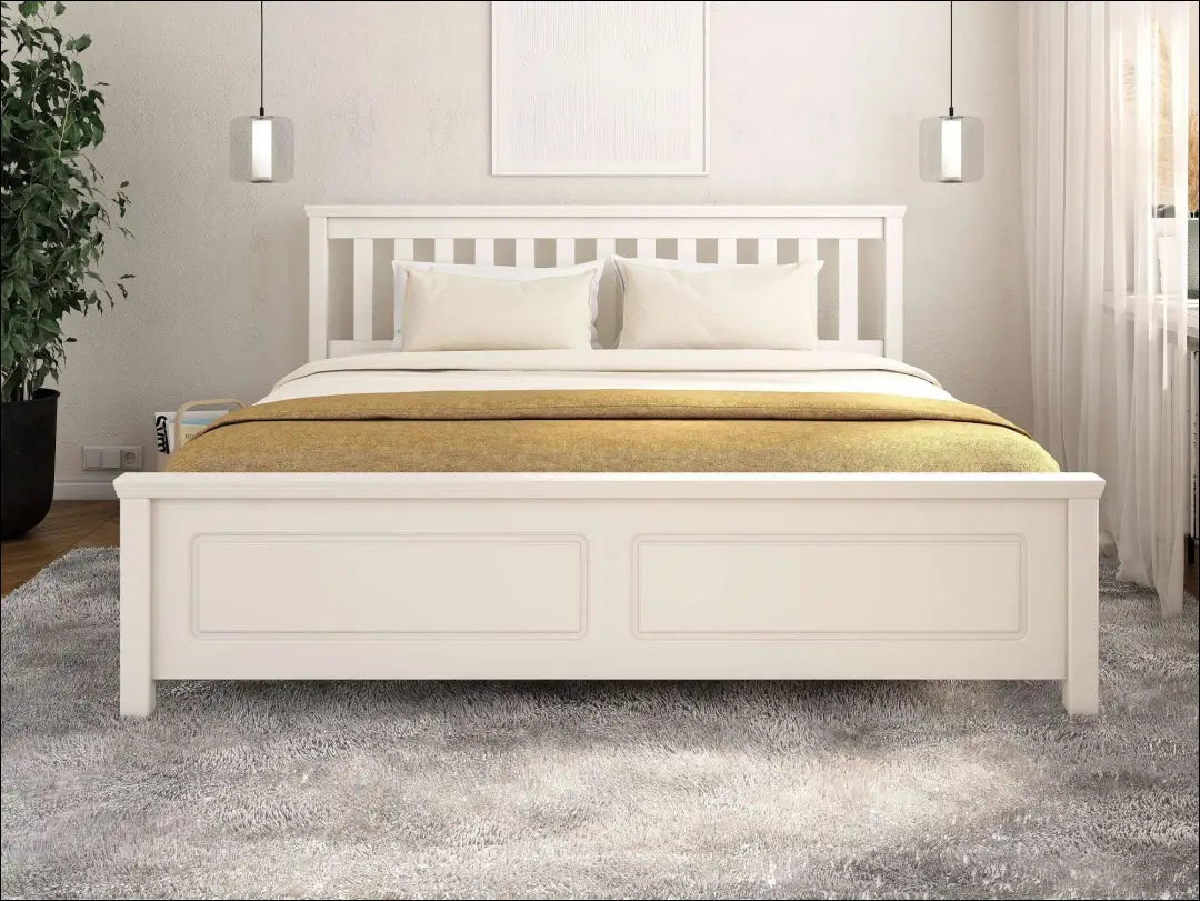 Miegamojo lova (180x200cm) GI725 - €205 Save 50% __label:Pristatymas 1-2 d.d., color-balta, lovos-miegamojo,