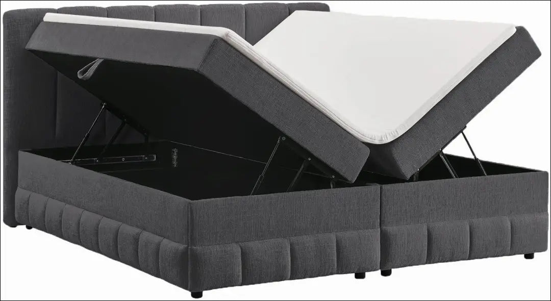 Miegamojo lova (180x200cm) GI805 - €650 Save 50% __label:Pristatymas 1-2 d.d., color-pilka, lovos-miegamojo,