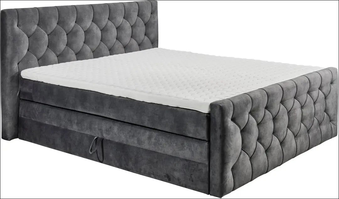 Miegamojo lova (180x200cm) GI813 - €750 Save 50% __label:Pristatymas 1-2 d.d., color-pilka, lovos-miegamojo,