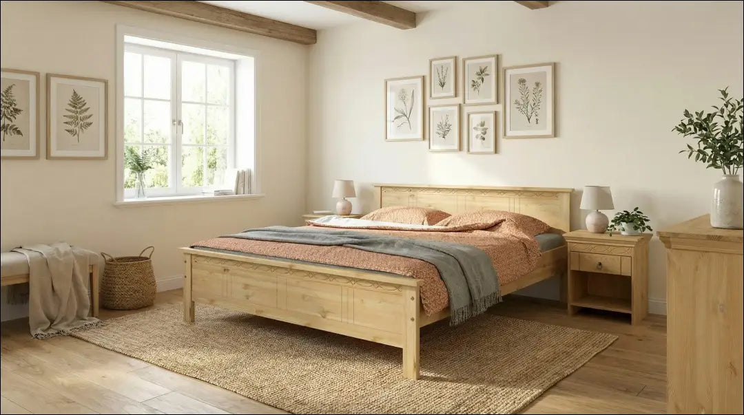Miegamojo lova (180x200cm) GI862 - €155 Save 50% 100-200, __label:Pristatymas 1-2 d.d., color-ruda, lovos-miegamojo,