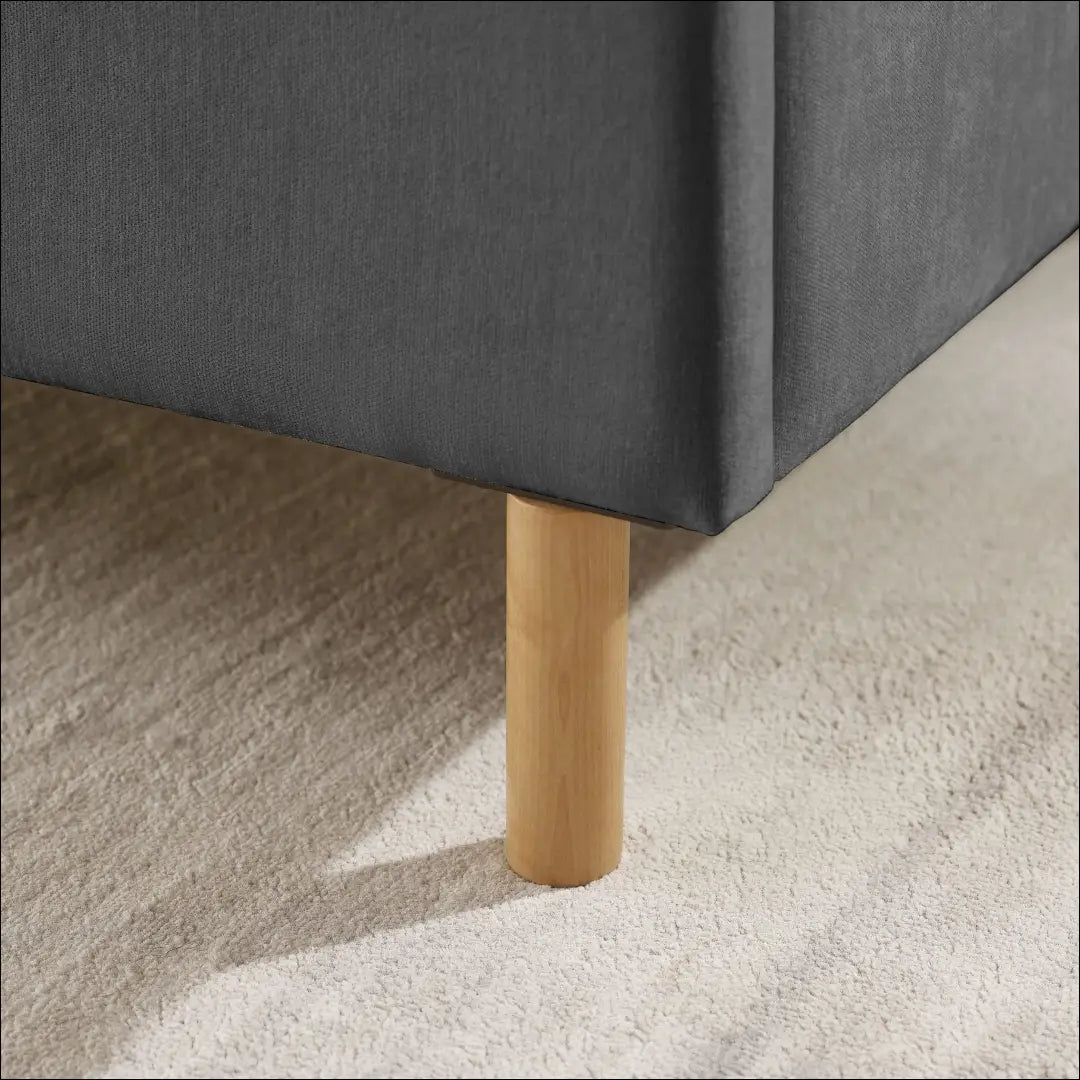Miegamojo lova (180x200cm) GI864 - €210 Save 50% __label:Pristatymas 1-2 d.d., color-pilka, lovos-miegamojo,
