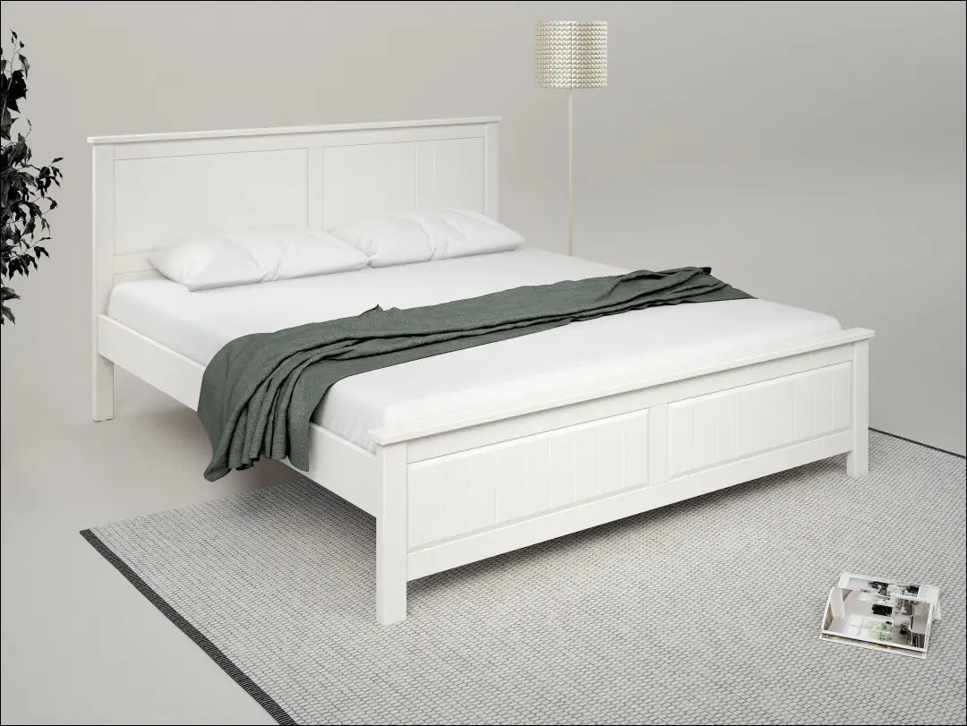 Miegamojo lova (180x200cm) GI872 - €215 Save 50% __label:Pristatymas 1-2 d.d., color-balta, lovos-miegamojo,
