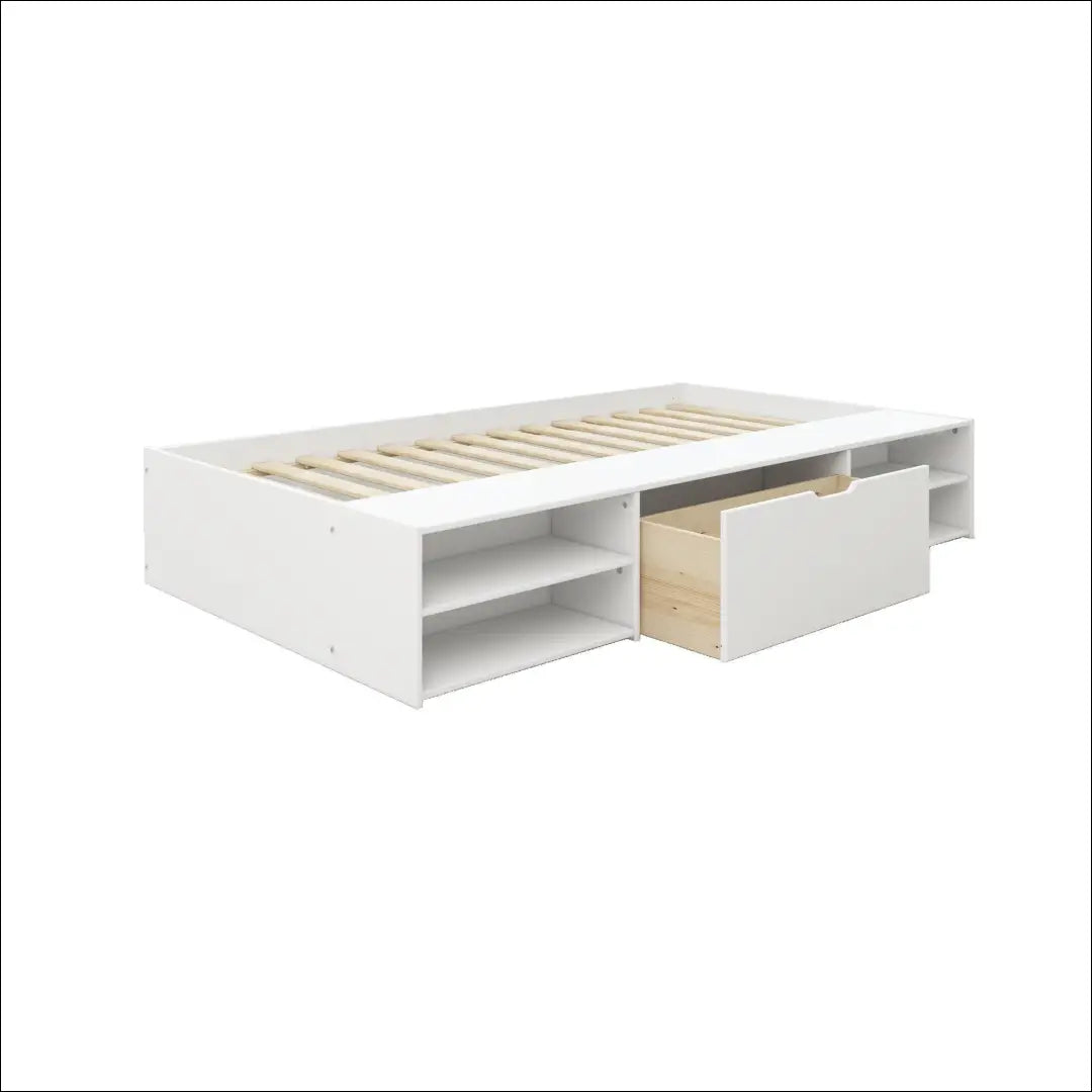 Miegamojo lova (90x200cm) GI729 - €145 Save 50% 100-200, __label:Pristatymas 1-2 d.d., color-balta, lovos-miegamojo,