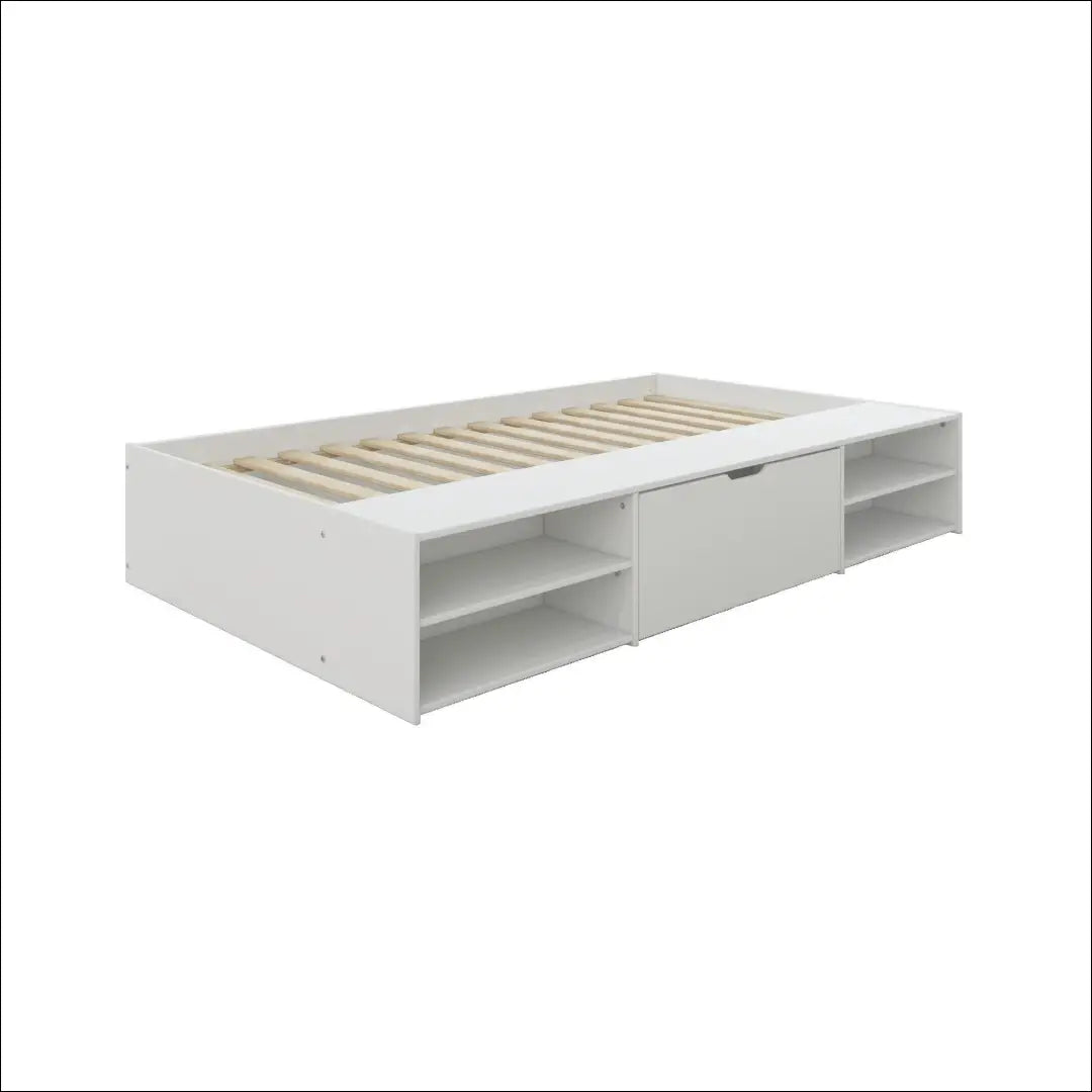 Miegamojo lova (90x200cm) GI729 - €145 Save 50% 100-200, __label:Pristatymas 1-2 d.d., color-balta, lovos-miegamojo,