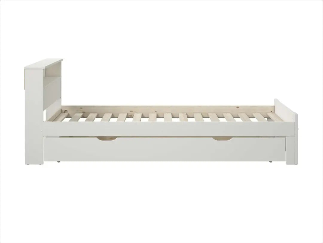 Miegamojo lova (90x200cm) GI881 - €110 Save 60% 100-200, __label:Pristatymas 1-2 d.d., color-balta, material-mdf,