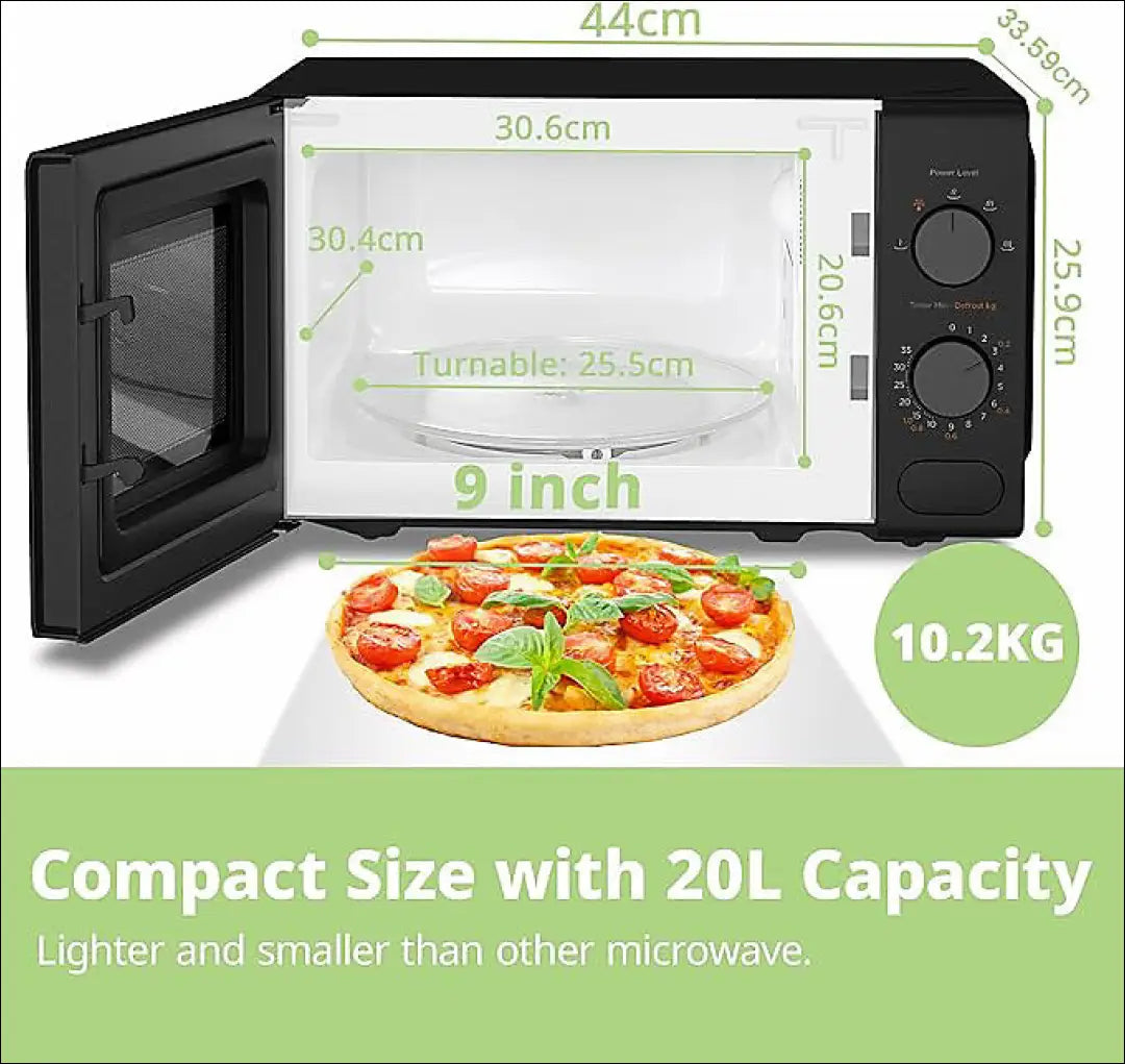 Mikrobangų krosnelė “Comfee” SP290 - €40 Save 50% 25-50, __label:Pristatymas 1-2 d.d., color-juoda, elektronika,