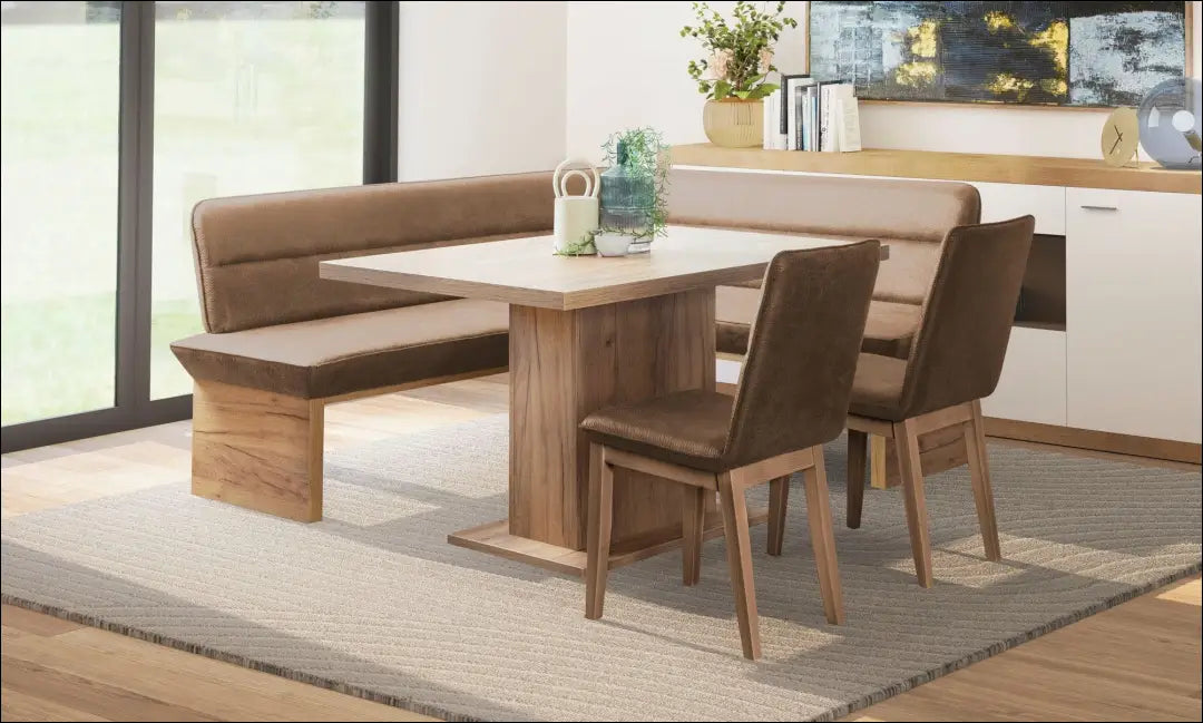 Minkštas kampinis suolas VI1207 - €359 Save 50% __label:Pristatymas 1-2 d.d., color-ruda, kedes-valgomojo, kita,