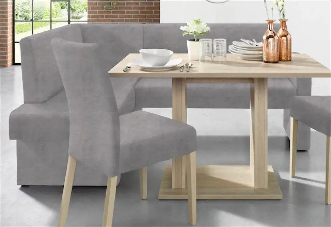 Minkštas kampinis suolas VI1239 - €335 Save 50% __label:Pristatymas 1-2 d.d., color-pilka, kedes-valgomojo,