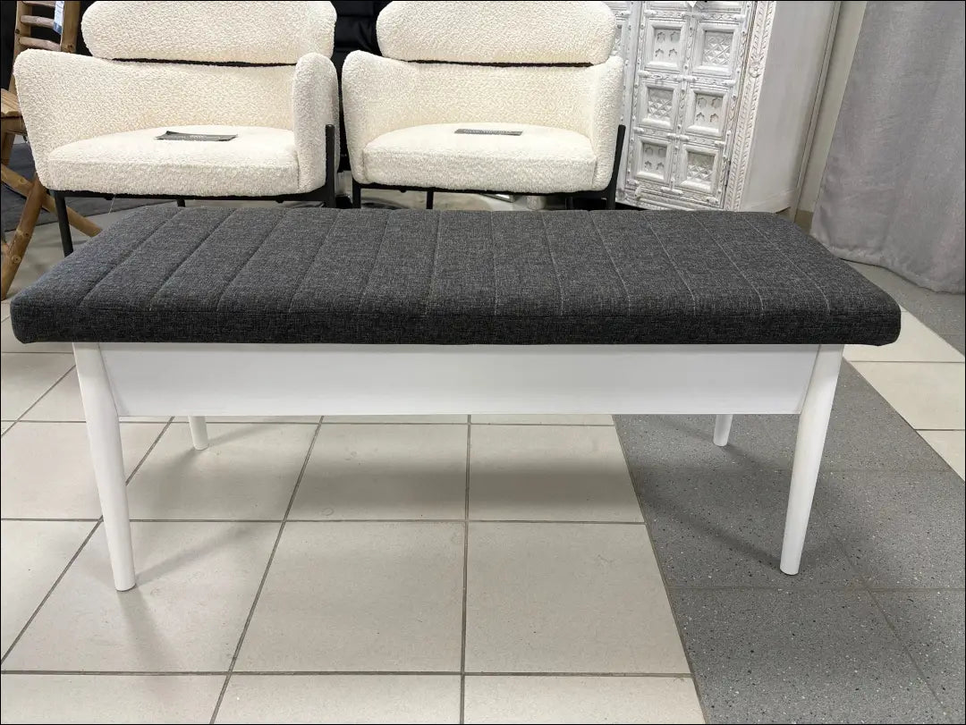 Minkštasuolis MI603 - €56 Save 60% 50-100, __label:Pristatymas 1-2 d.d., color-balta, color-pilka, material-gobelenas