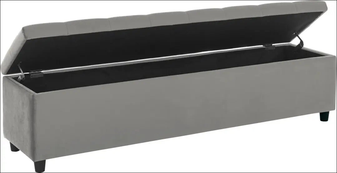 Minkštasuolis su daiktadėže MI1012 - €120 Save 50% 100-200, __label:Pristatymas 1-2 d.d., color-pilka,