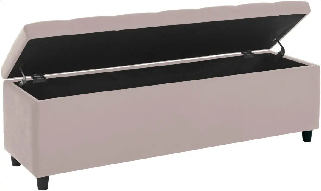 Minkštasuolis su daiktadėže MI859 - €85 Save 50% 50-100, __label:Pristatymas 1-2 d.d., color-smelio, material-aksomas,