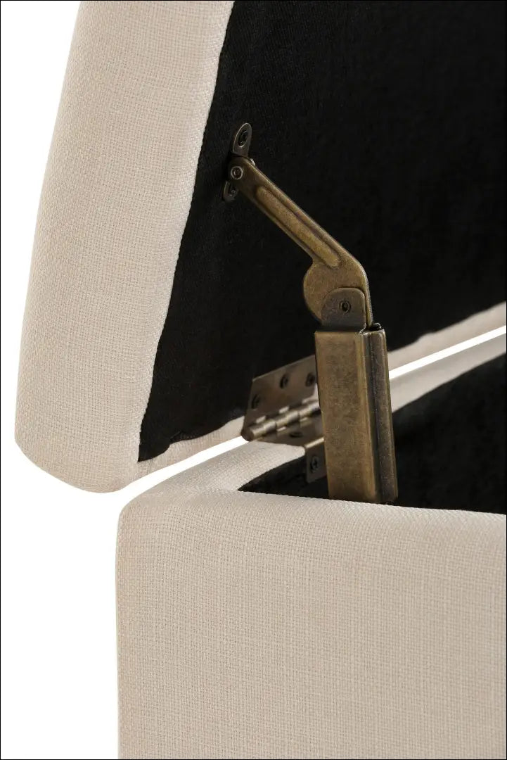 Minkštasuolis su daiktadėže MI867 - €70 Save 50% 50-100, __label:Pristatymas 1-2 d.d., color-kremas,